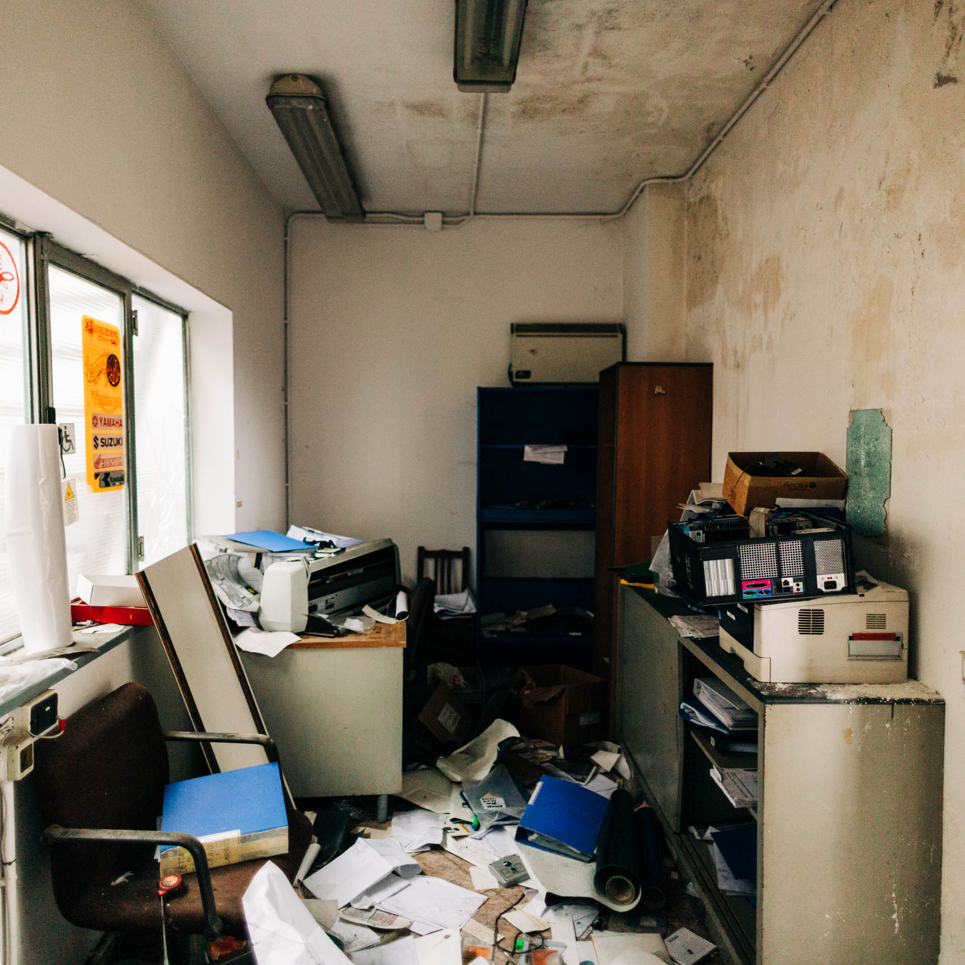Abandoned back office