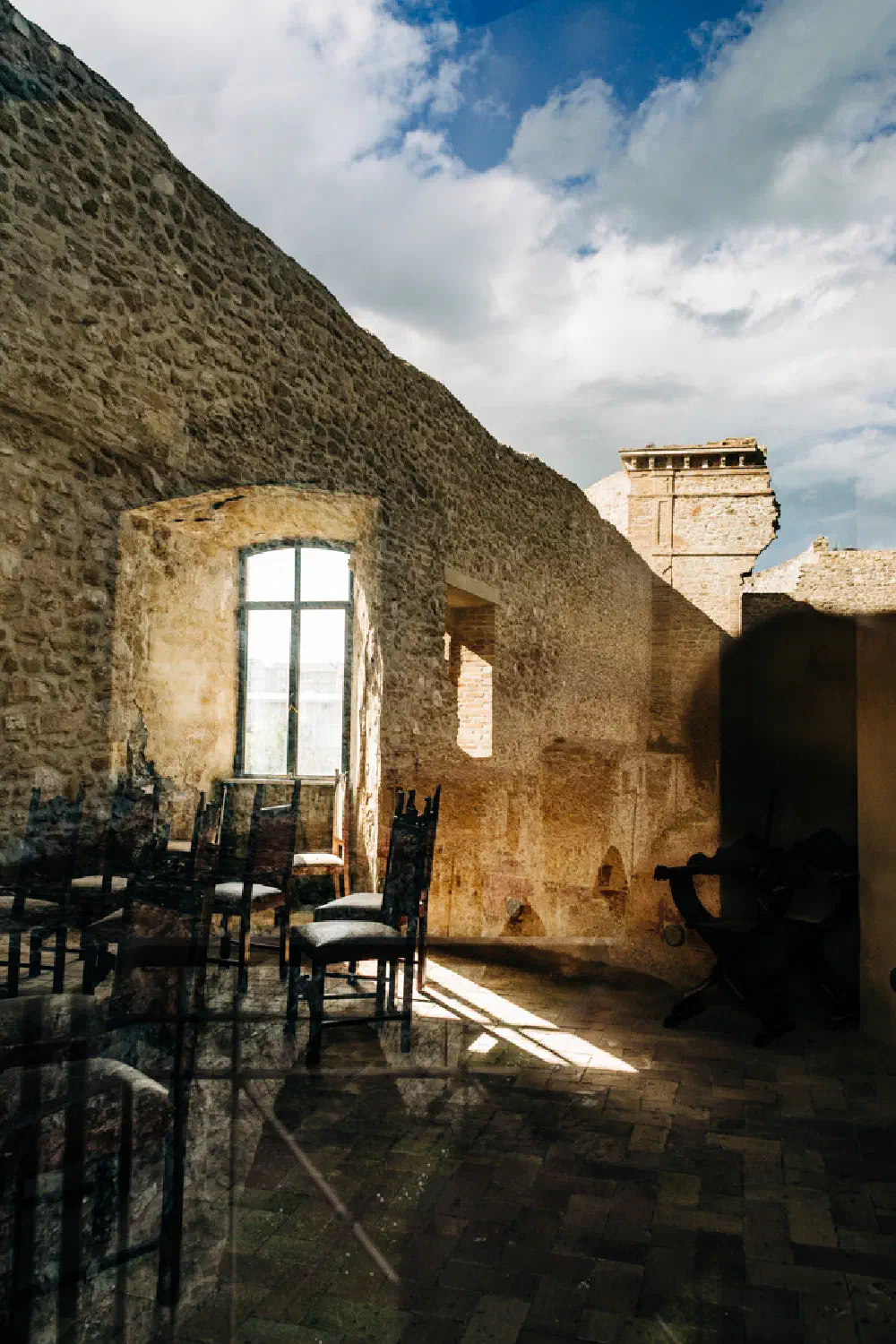 Reflections in Castello Aragonese in
Ortona