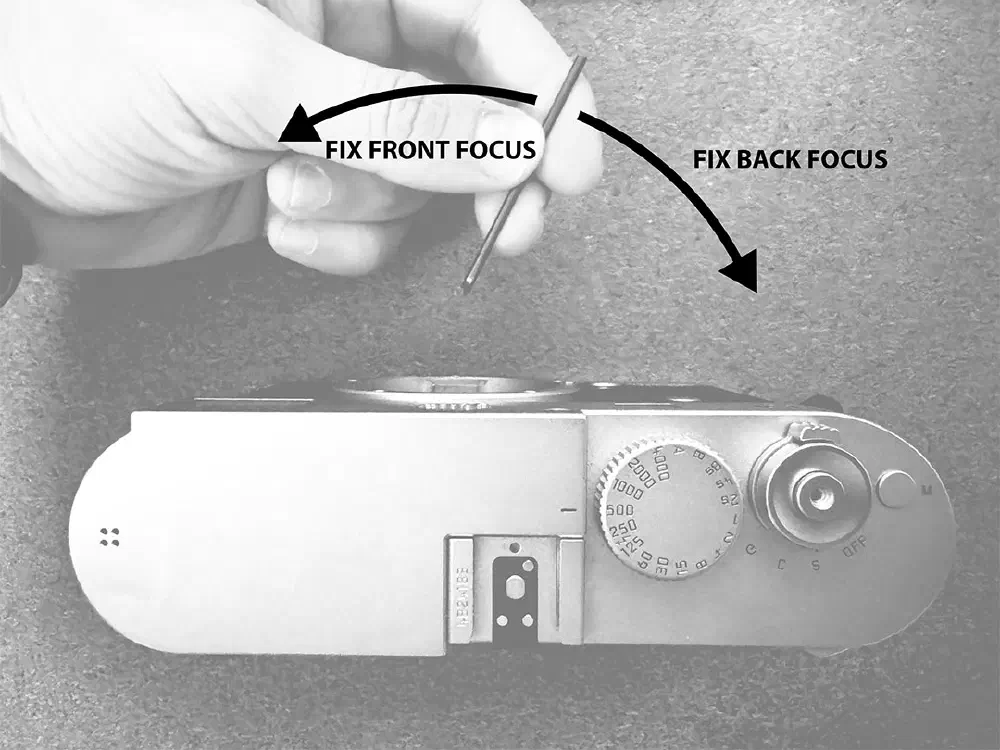 Leica M (typ 240) with a hex key