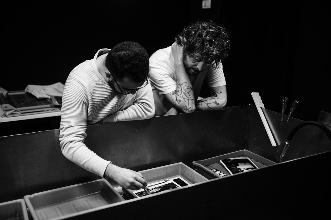 A picture of the darkroom